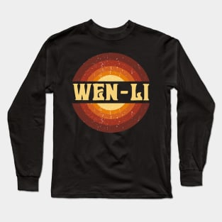 Vintage Proud Name Wen-li Birthday Gifts Circle Long Sleeve T-Shirt